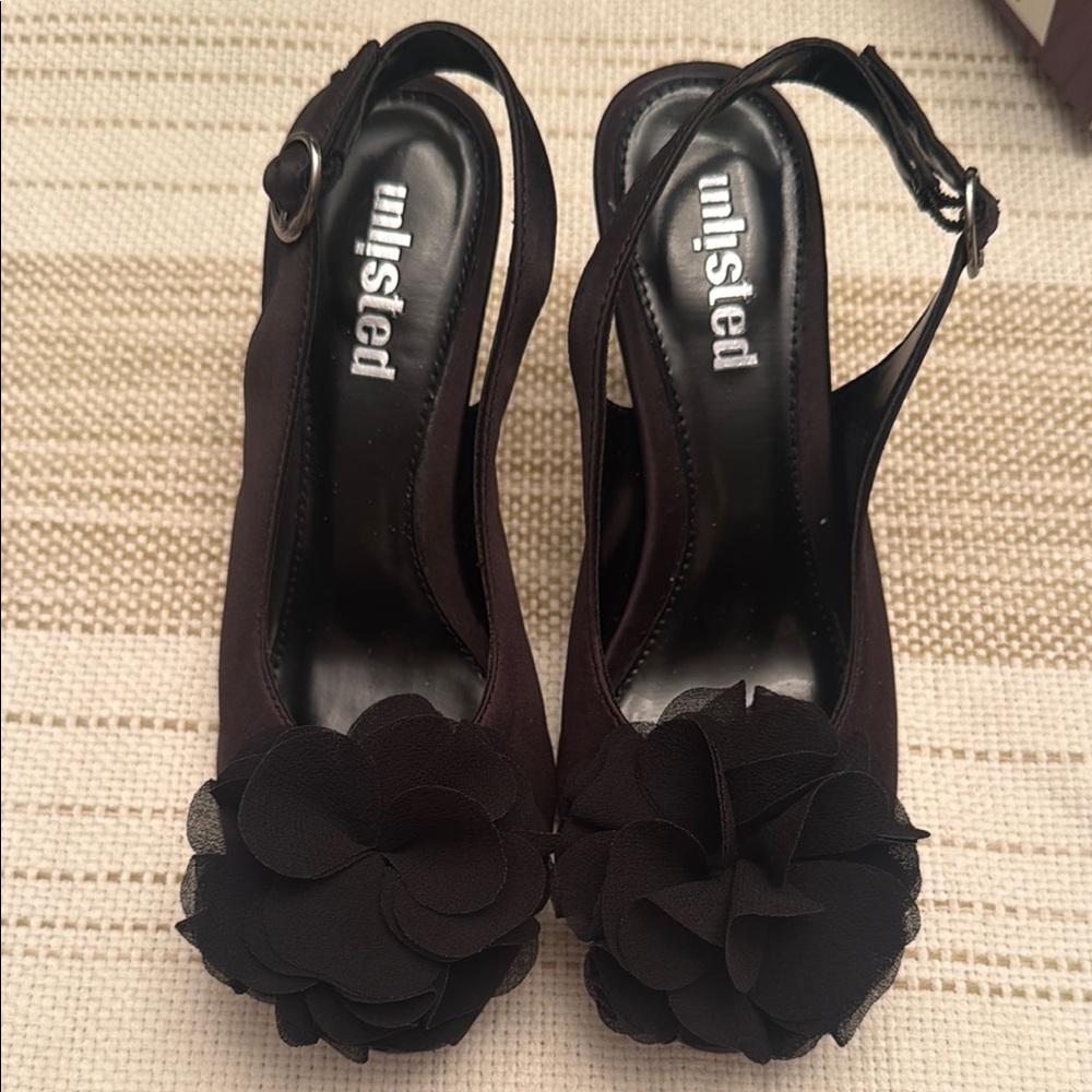 Unlisted Black Heels with Sleek Design